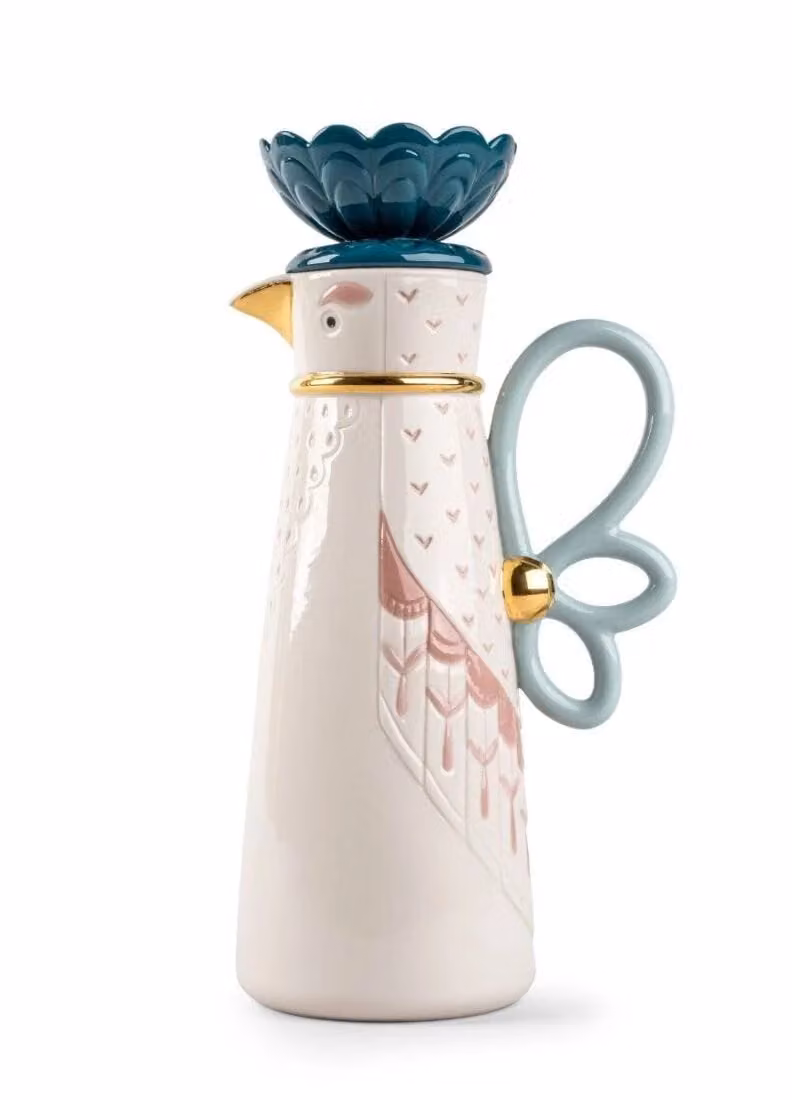 Lladró Kawki Multicolour Porcelain Coffee Pot