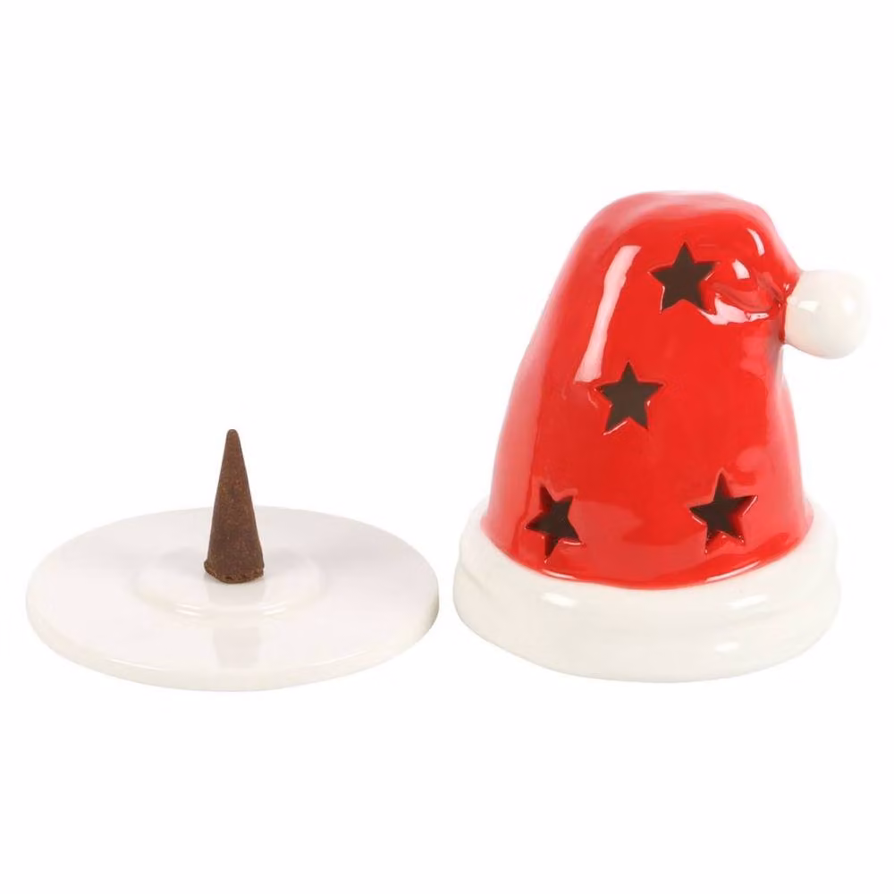 Marco Paul Red Santa Hat Ceramic Incense Cone and Tealight Holder – 2