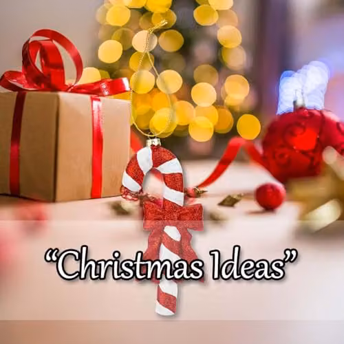 VFM e-Store Red Striped Candy Cane Christmas Tree Hanging Ornament, H 18.2 cm x W 8 cm x D 2.3 cm – 5