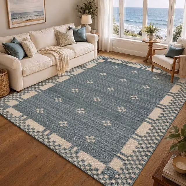 Livabliss Fifth Avenue Diamond Rug in Blue, W/D: 200 x 275 cm – 1