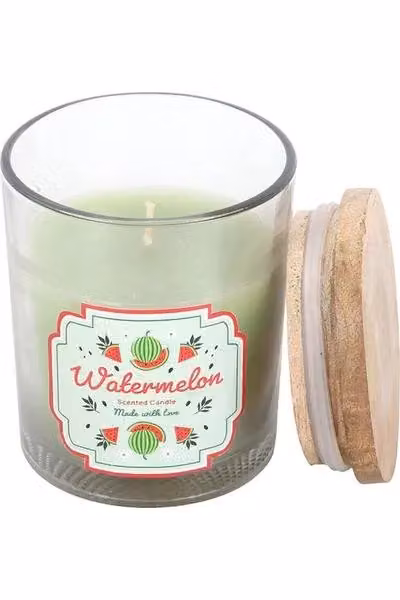 KDMD Watermelon Scented Tabletop Votive Candle in Green – 3