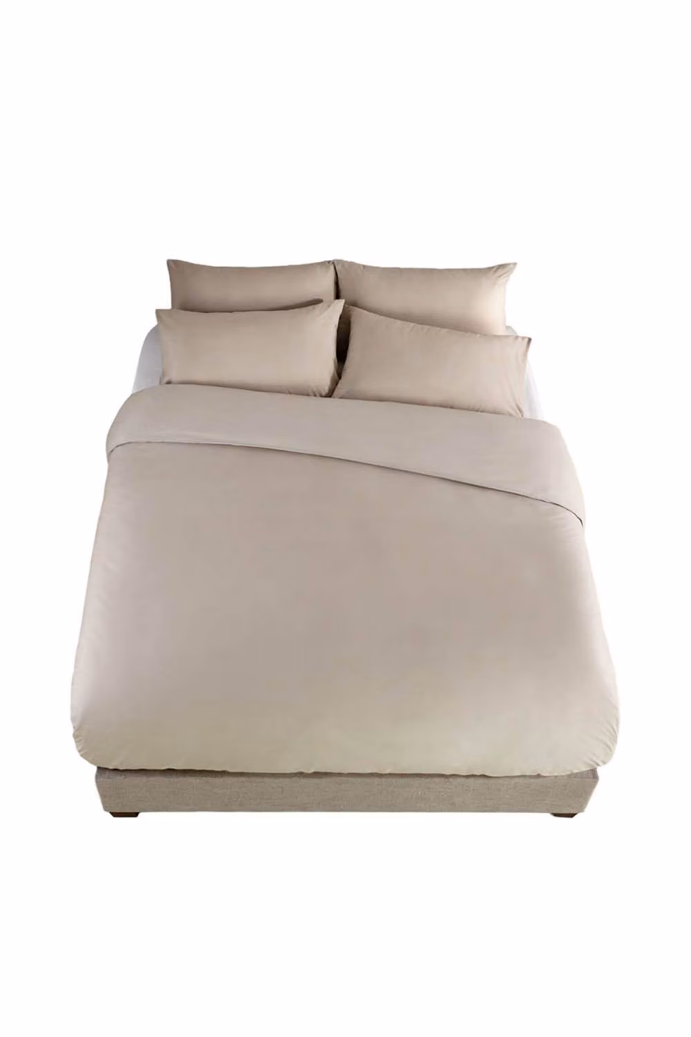 Martex Cotton Percale Duvet Cover and Pillowcase Set in Beige, W/D/H: 200 x 200 cm – 3
