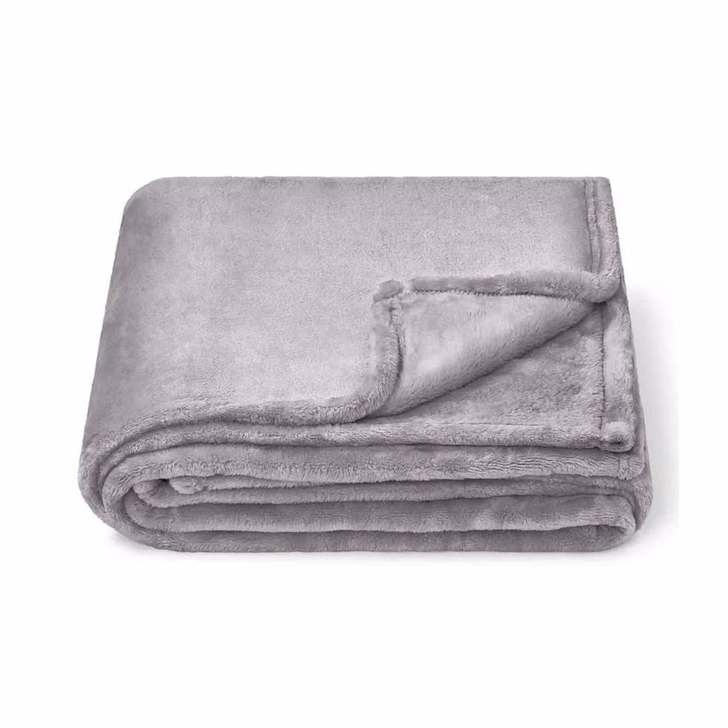 Brand Lab Fluffy Silver Fleece Blanket – 2
