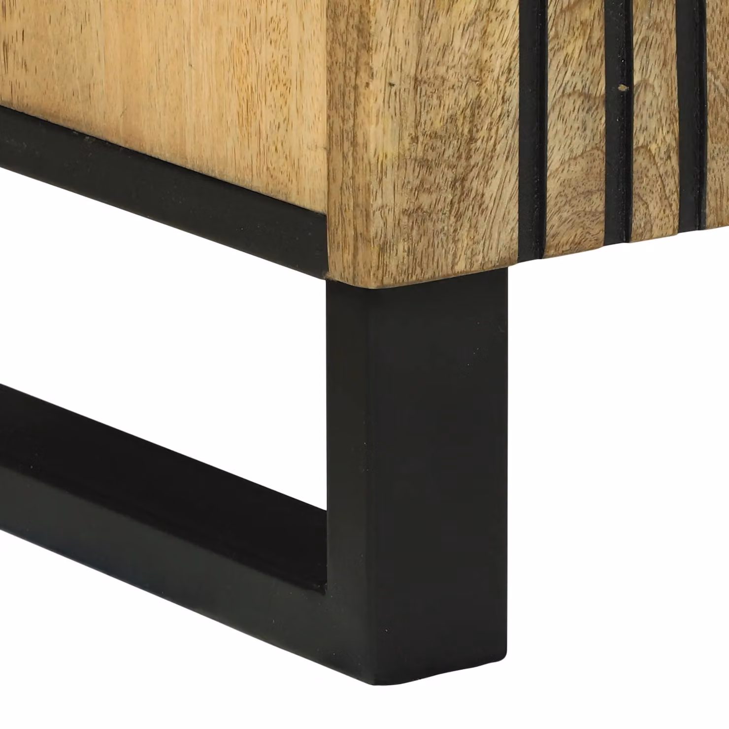 Berkfield Home Modern Mango Wood Sideboard in Brown, W/D/H: 60 x 33.5 x 75 cm – 7