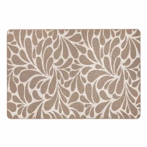 My Mat Sculptured Patterned Raindrop Mink Rug, W: 100 cm, D: 150 cm – 1