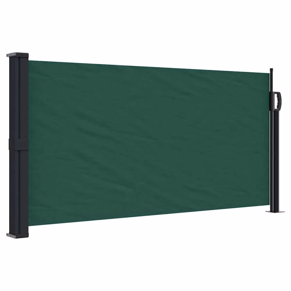 Berkfield Home Retractable Single Side Awning in Dark Green, W: 500 cm, D: 100 cm – 3