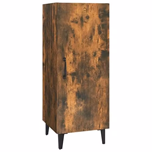 vidaXL Modern Sideboard in Brown MDF, W/D/H: 34.5 x 34 x 90 cm – 1