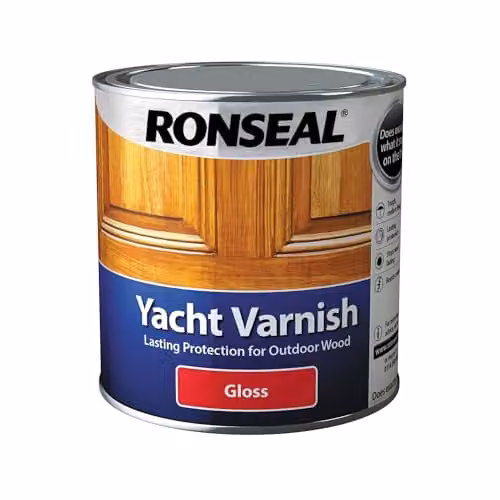 Ronseal Yacht Varnish Gloss Clear 1L