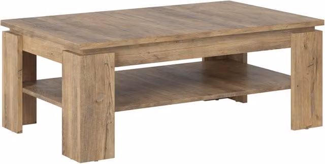 Furniture To Go Rapallo Large Rectangular Coffee Table in Oak Brown – 2
