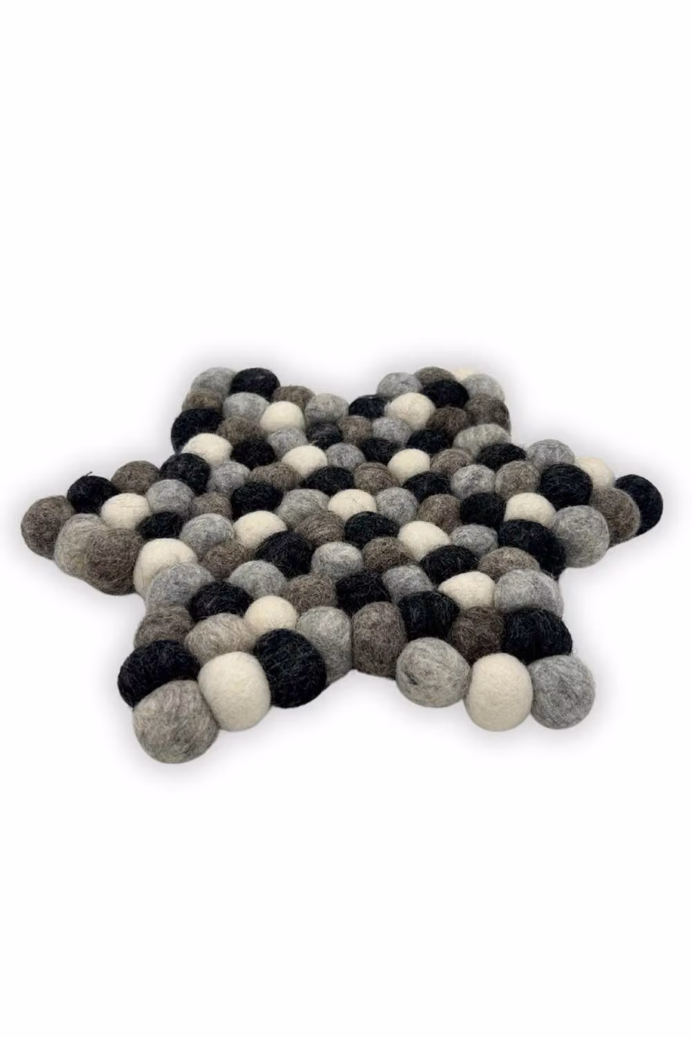 KDMD Grey Felt Ball Star Centre Mat – 2