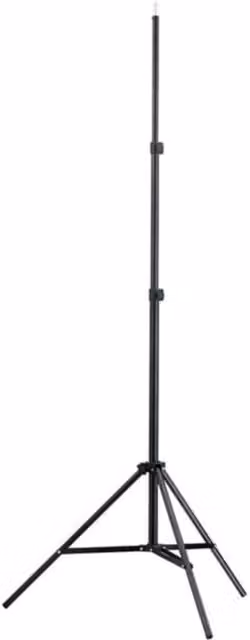 Berkfield Home Black Metal Floor Light Stand, Height: 78-210 cm