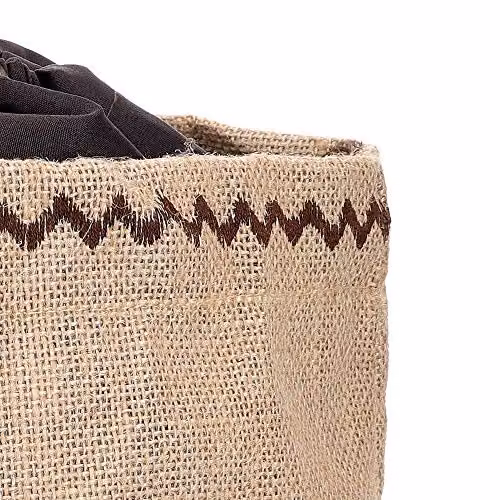 KitchenCraft Brown Fabric Potato Bag W/D/H: 24 x 24 x 24 cm – 2