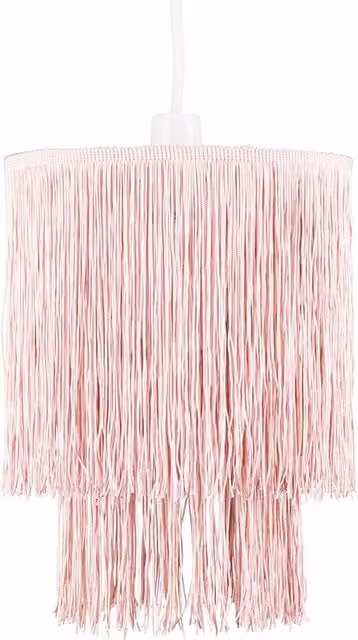 ValueLights Modern Round Pink Tassel Ceiling Pendant Light Shade