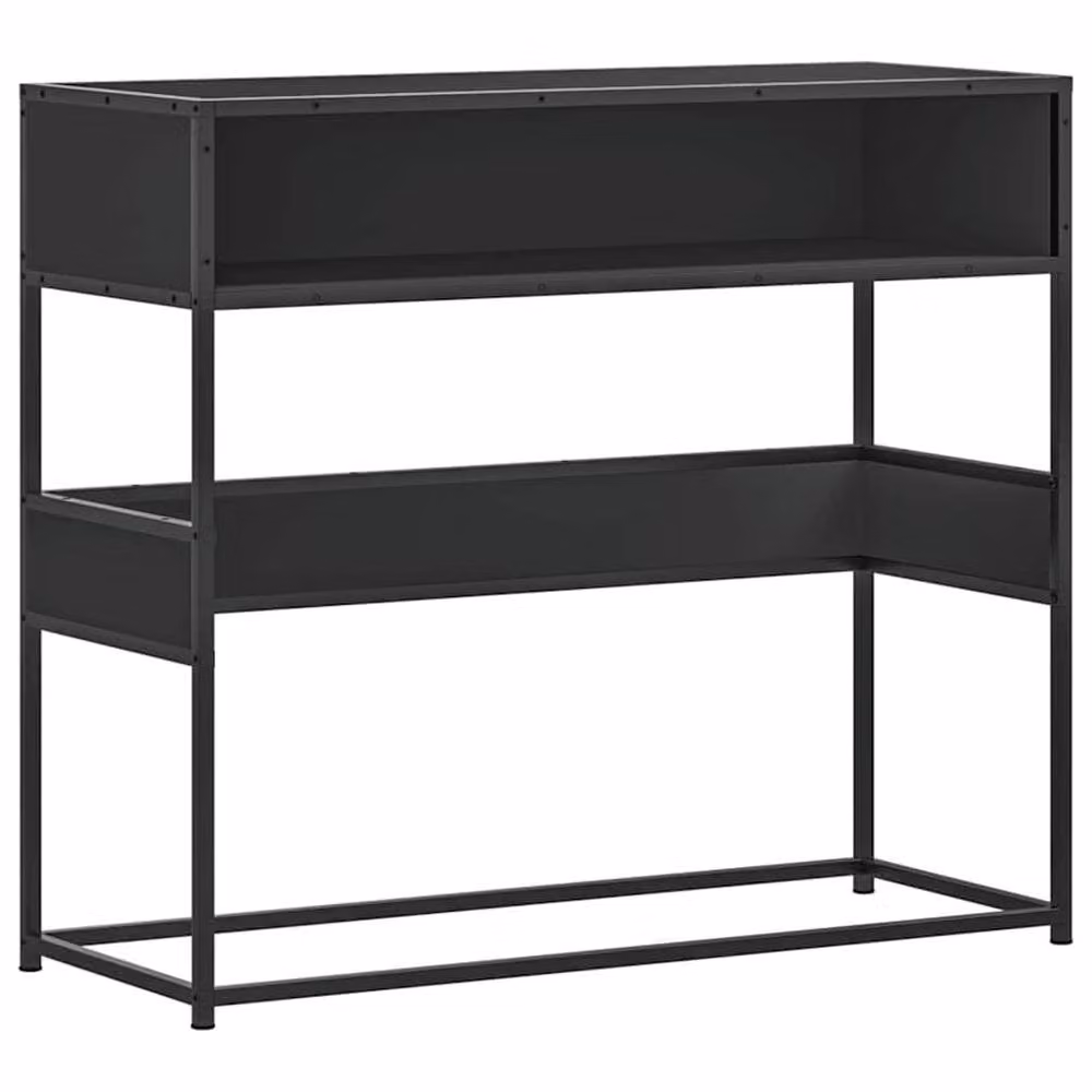 Berkfield Home Decorative Console Table in Black, W/D/H: 90 x 35 x 80 cm – 2