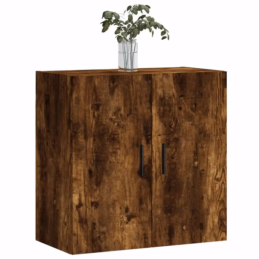 Berkfield Home Wall Mounted Smoked Oak Cabinet in Brown, W: 60 cm, D: 31 cm, H: 60 cm – 3