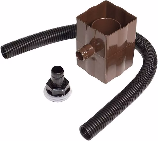 FloPlast FloSaver RVS1Br Brown Rainwater Diverter