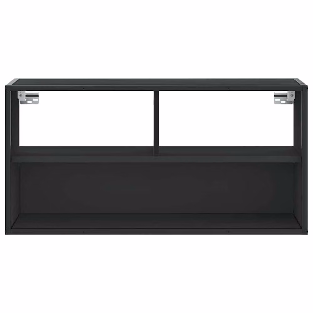 Berkfield Home Industrial TV Cabinet in Black, W/D/H: 80 x 31 x 39.5 cm – 4