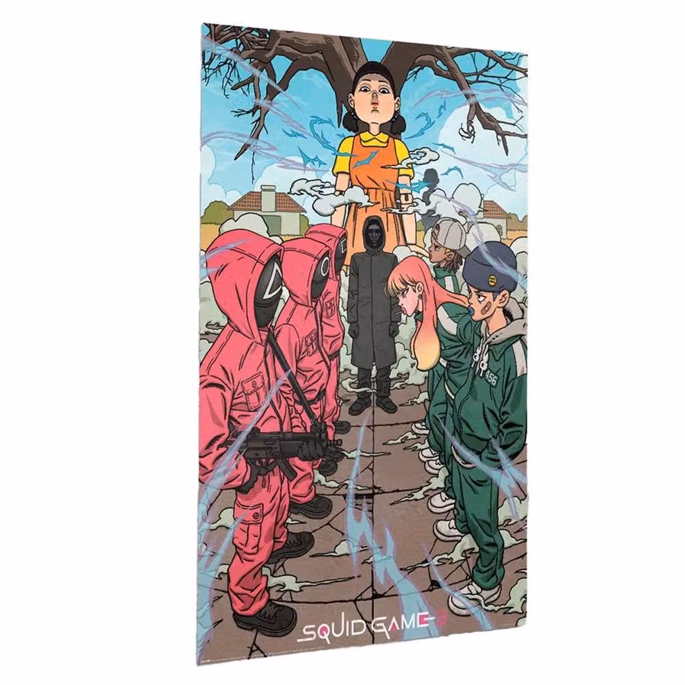 Squid Game Bazbon Maxi Paper Poster, Multicolour – 2