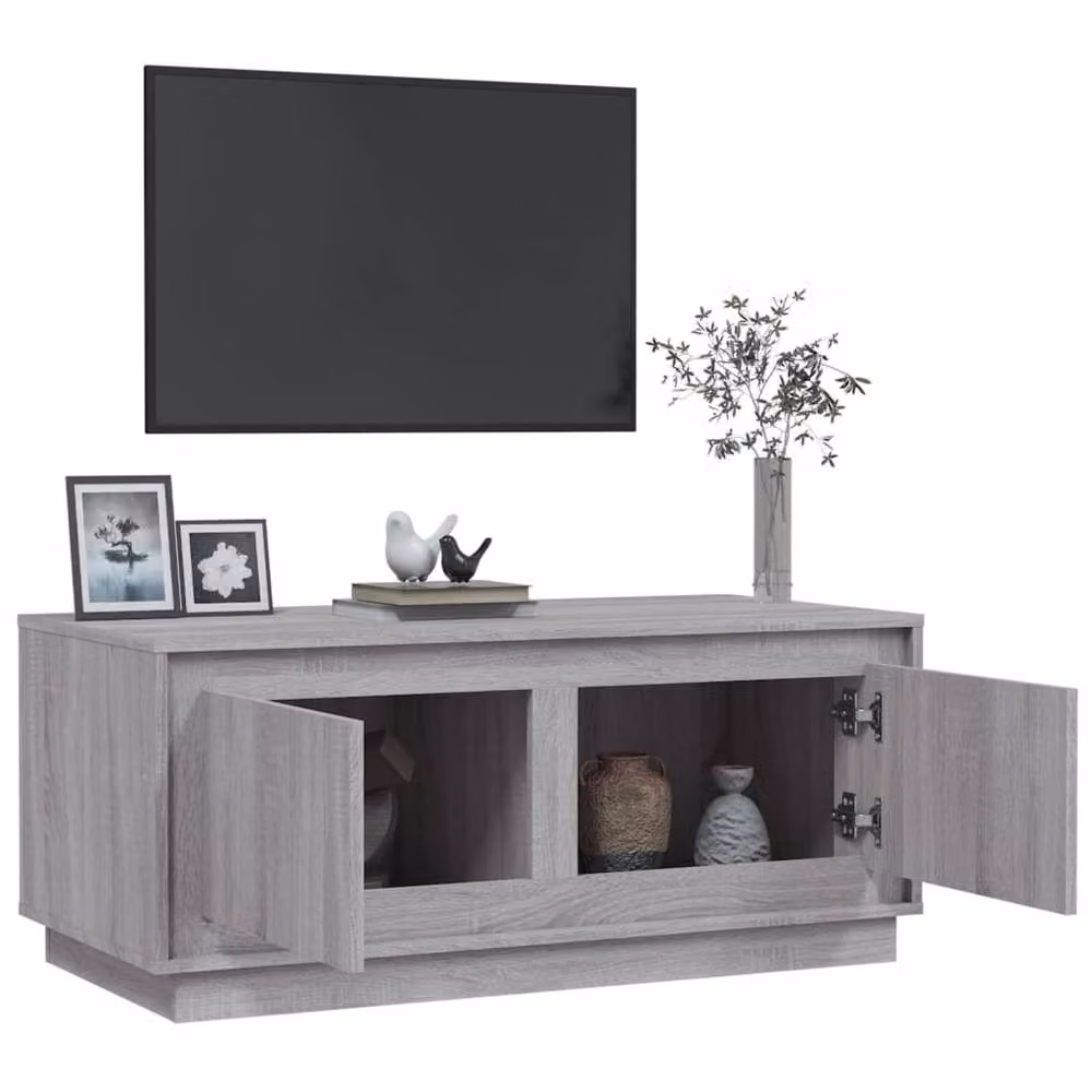 Berkfield Home Grey Sonoma Coffee Table, W: 102 cm, D: 50 cm, H: 44 cm – 2