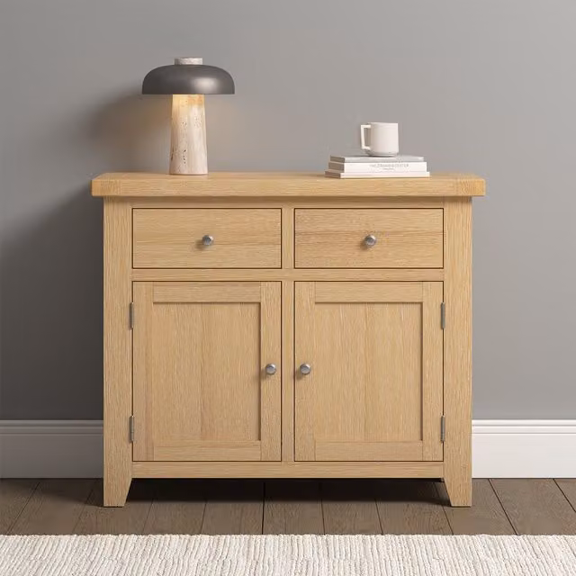 Seconique Classic Oak Sideboard in Brown