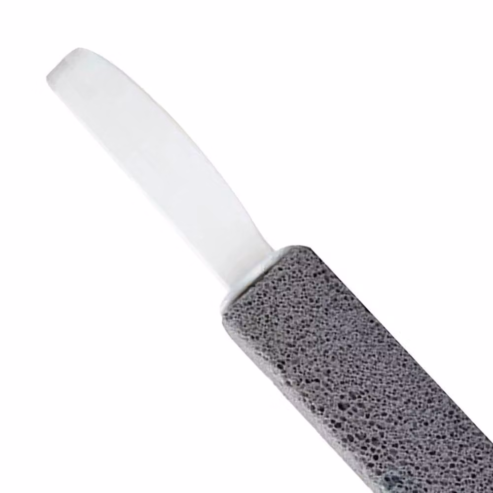 FLAVORA 2-Piece Grey Pumice Stone Cleaning Set with Long Handle Stick – 2