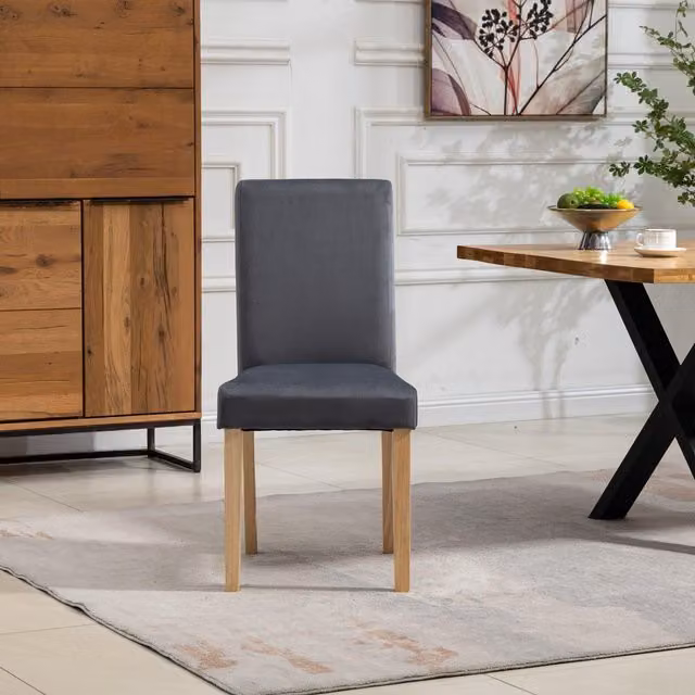 Artemis Home Maiolo Velvet Dining Chairs, Set of 2, Grey