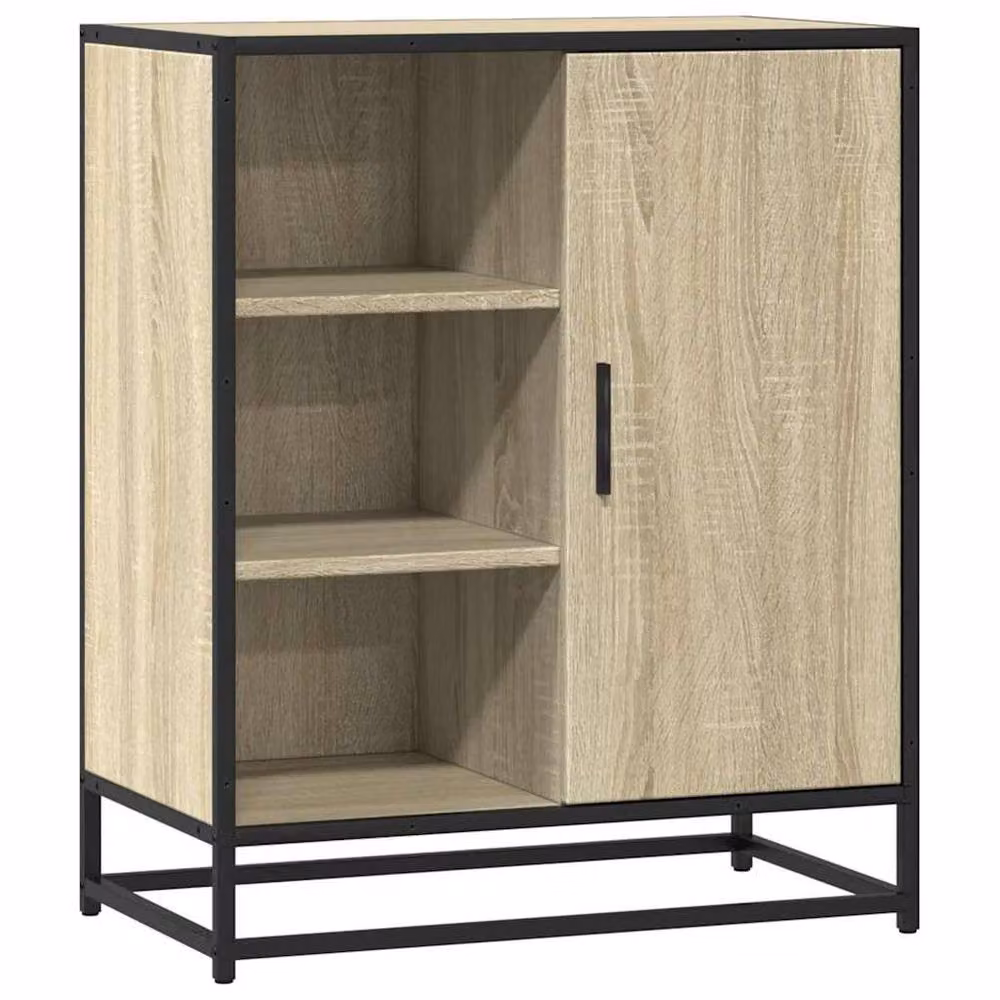 Berkfield Home Sonoma Oak Sideboard in Light Brown, W/D/H: 62 x 35 x 76 cm – 3