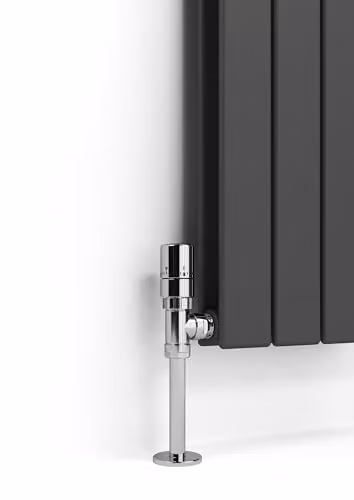 Terma Steel Wall Mounted Radiator in Anthracite Grey, H 180.0 cm x W 29.2 cm – 5