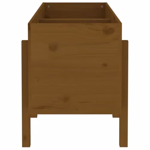 vidaXL Wooden Raised Bed in Brown, W/D/H: 121 x 50 x 57 cm – 5