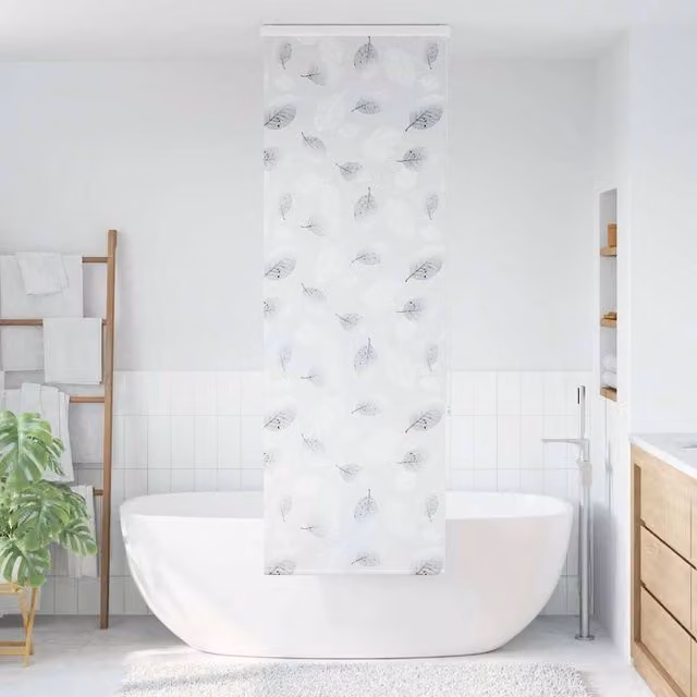 Berkfield Home Grey Opaque Shower Roller Blind with Cassette, W/H: 60 x 240 cm