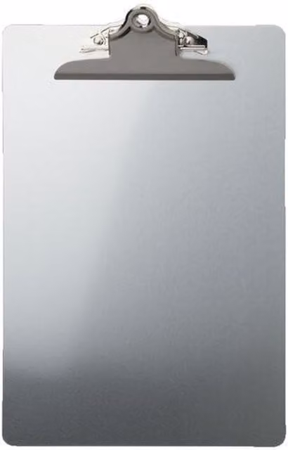 Viking A4 Aluminium Clipboard in Silver