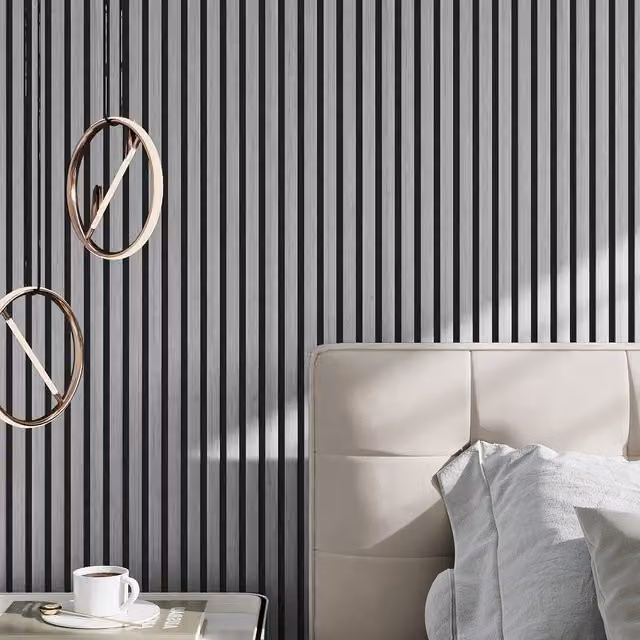 Darphe Grey Melamine-Faced MDF Acoustic Wall Panels