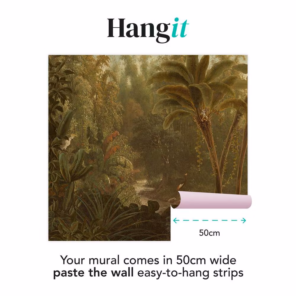 Superfresco Easy Jungle Green and Pink Floral Wall Mural W: 300 cm, H: 280 cm – 3