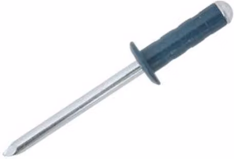 JRP Riveting Products Aluminium and Steel Dome Head Multigrip Rivets, Blue/Silver, 4.8 x 15 mm