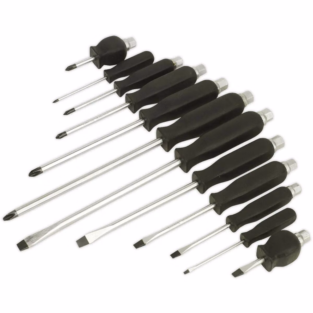 Loops 12 Pack Hammer Through Screwdriver Set in Multicolour Stainless Steel – 2