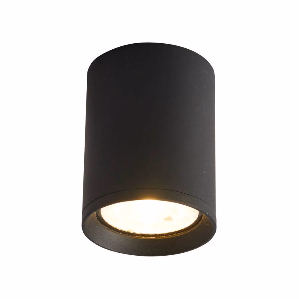 Netlighting Cervia Black Outdoor Surface Mounted LED Downlight with 3000K Warm White Light and IP54 Rating – 2