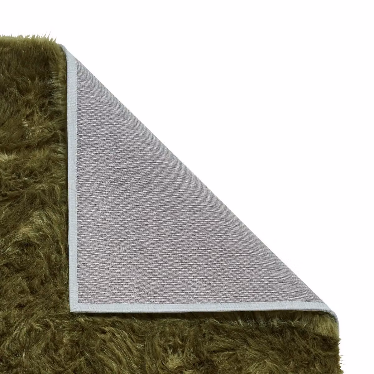 The Rug Shop UK Green Modern Shaggy Plain Easy To Clean Area Rug W: 160 cm, D: 230 cm – 2