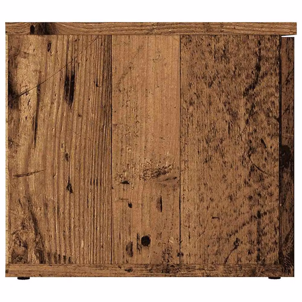 Berkfield Home TV Cabinet in Old Wood Brown, W/D/H: 80 x 34 x 30 cm – 4