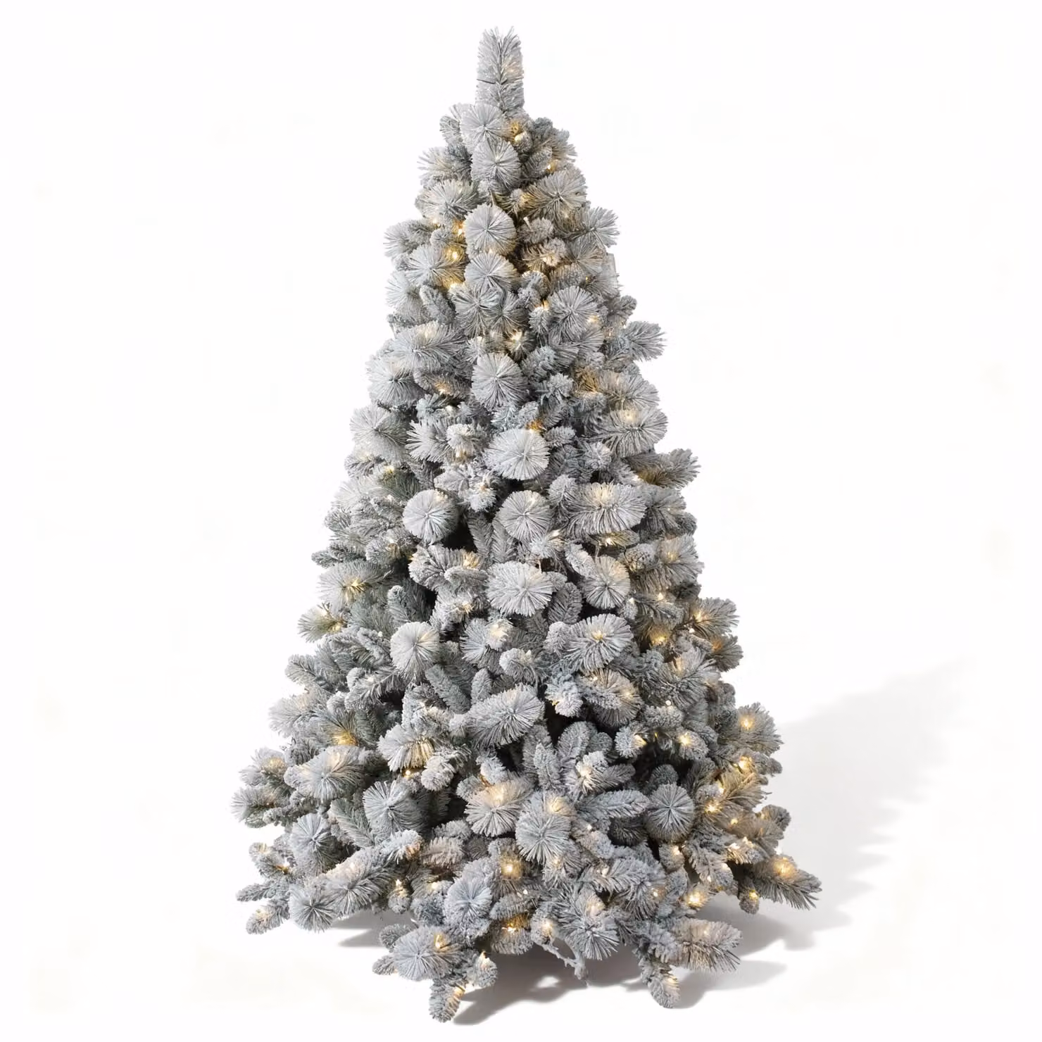 Shatchi 4ft Helsinki Prelit Green Christmas Tree with Warm White LEDs – 3