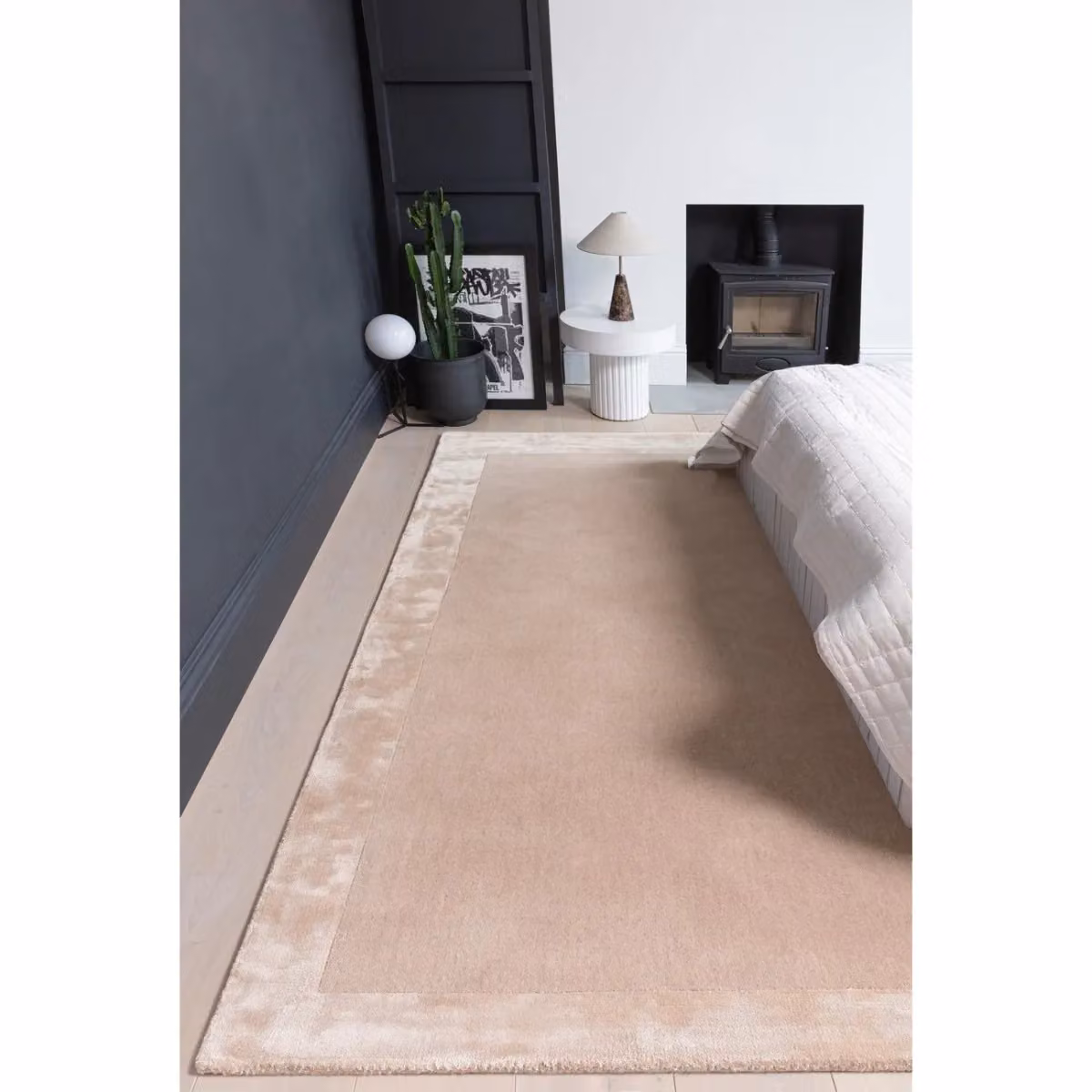 The Rug Shop UK Beige Plain Border Handmade Area Rug, W/D/H: 160 x 230 cm – 2