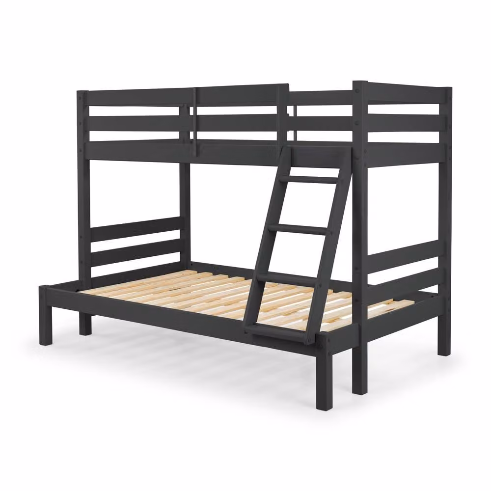 Cheshire Cobalt Triple Sleeper Bunk Bed in Anthracite, Small Double 120 x 200 cm – 2