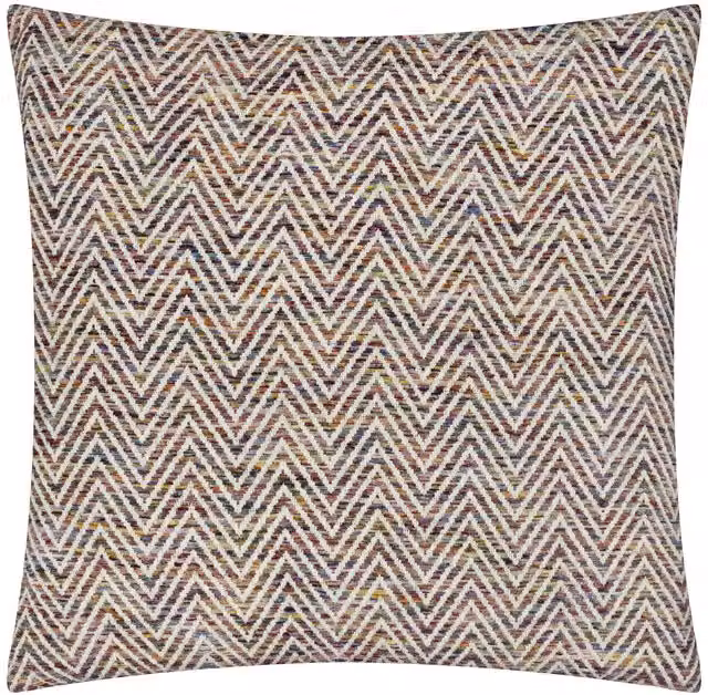 Make it a Home Purple and Multicolour Square Polyester Velvet Cushion