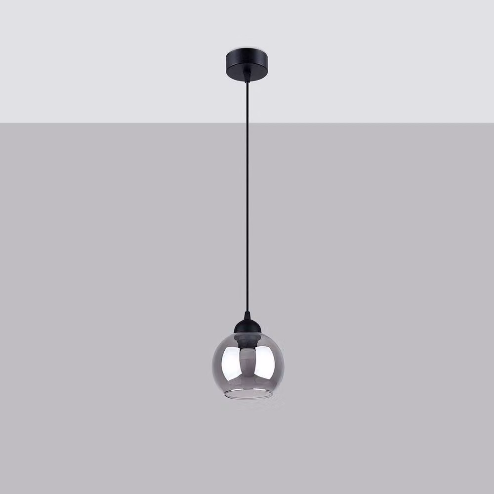 Sollux Lighting Modern Black Pendant Lamp, W/D/H: 15 x 15 x 130 cm – 2