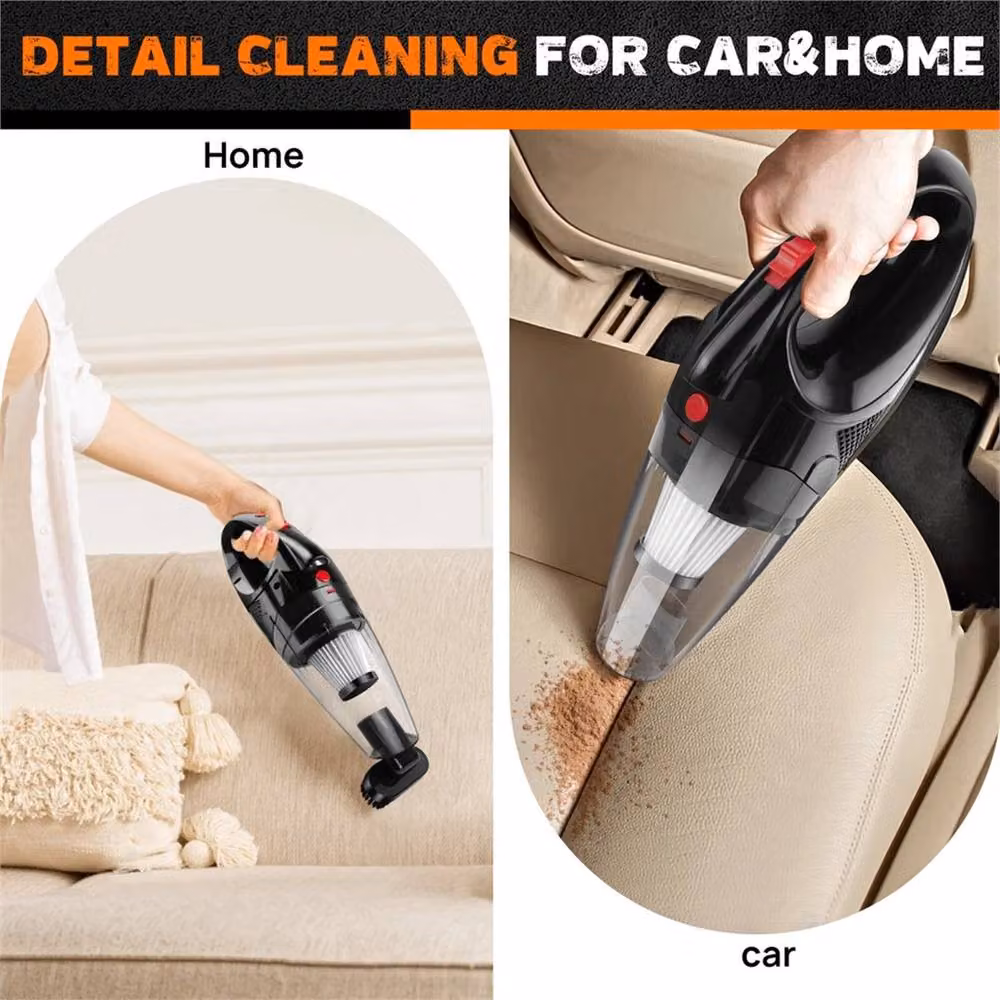 NESTLUNE Mini Cordless Handheld Car Vacuum Cleaner in Black – 4