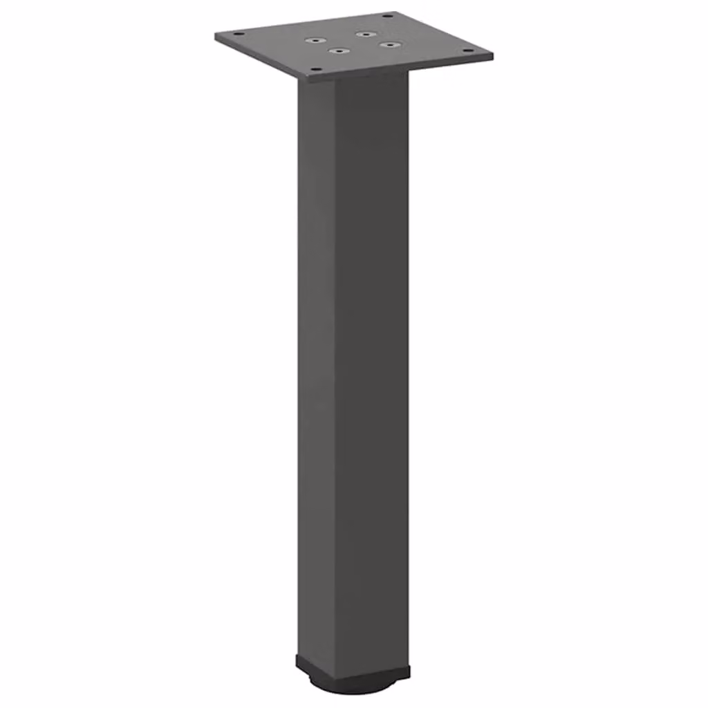 Berkfield Home Steel Coffee Table Legs, 4 Pieces, Anthracite Black, Height: 43-44 cm – 2