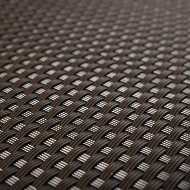 True Products Artificial Hedge Rattan Weave Screening Fencing in Brown, Length: 2000 cm