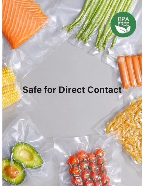 PAWNORA Clear Vacuum Sealer Bags, W: 28 cm, H: 40 cm – 1