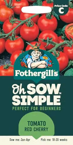 Mr Fothergill's Oh Sow Simple Red Cherry Tomato Vegetable Seeds