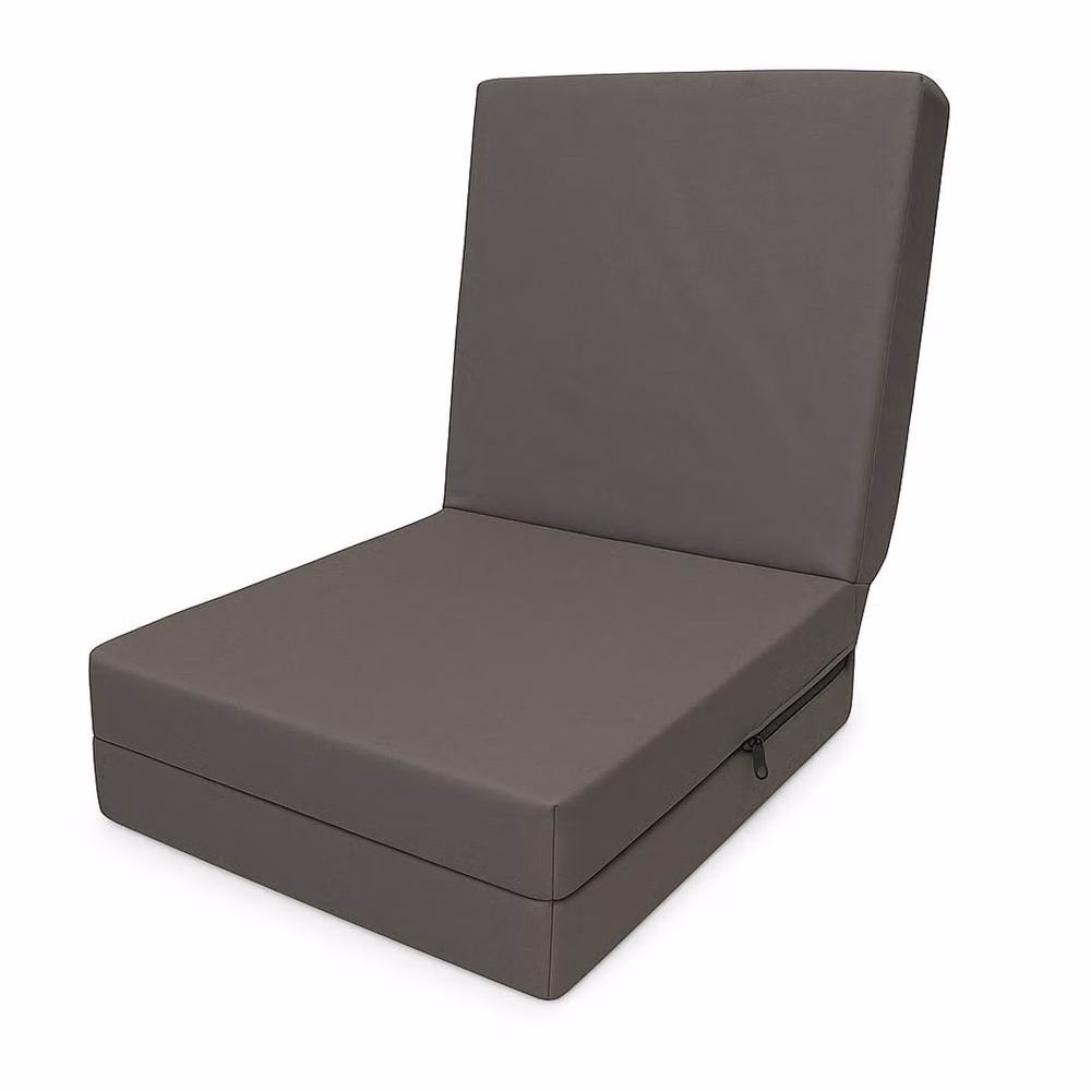 House of Home Single Size Fold-Out Z Bed Chair-Bed in Dark Grey – 4