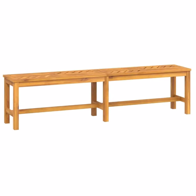Berkfield Home Garden Bench in Brown Solid Acacia Wood, 180 cm